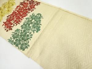 アンティーク　桜模様刺繍袋帯帯側（帯裏地付）（材料）
